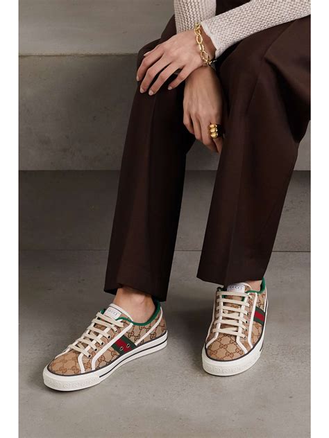 gucci tennis shoes back view|Gucci tennis shoes on sale.